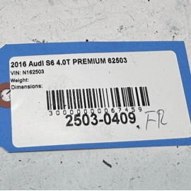AUDI S6 2013-2018 A6 FRONT RIGHT PASSENGER SIDE FORWARD UPPER CONTROL ARM OEM