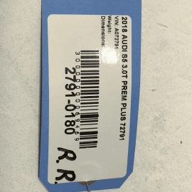 AUDI 2018-2024 S5 A5 REAR RIGHT PASSENGER SIDE DOOR WINDOW REGULATOR OEM