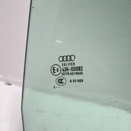 2012-2018 AUDI A6 REAR LEFT DRIVER SIDE DOOR WINDOW GLASS OEM