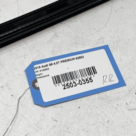 AUDI S6 2013-2018 A6 REAR PASSENGER DOOR WINDOW INNER BELT WEATHERSTRIP SEAL OEM