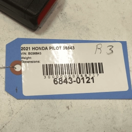 2016-2022 Honda Pilot Rear Driver Side & Center 3rd Row Seat Belt Buckle OEM
