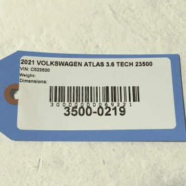 2018-2023 VOLKSWAGEN ATLAS RADIATOR COOLANT OVERFLOW EXPANSION TANK OEM
