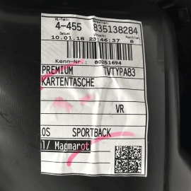 2018-2021 AUDI S5 SPORTBACK FRONT PASSENGER SIDE DOOR TRIM COVER PANEL OEM