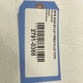 2018-2024 AUDI S5 A5 EMERGENCY BUMPER TOWING TOW EYE HOOK BOLT TOOL OEM