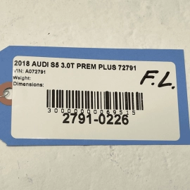 2018-24 AUDI S5 SPORTBACK FRONT OR REAR DRIVER SIDE DOOR HANDLE KEYLESS OEM