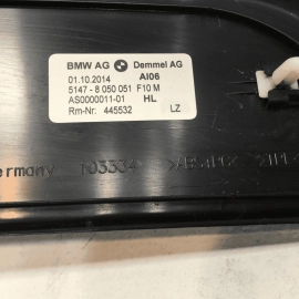 2011-2016 BMW 550i xDrive Rear Left Driver Door Sill Scuff Plate OEM