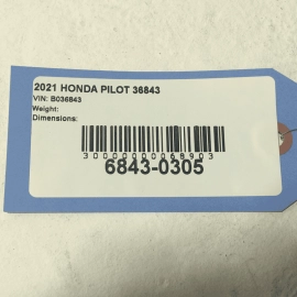 2016-2022 Honda Pilot Radiator Core Support Upper Center Tie Bar Bracket OEM