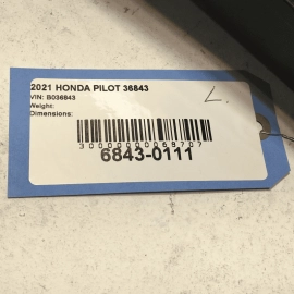 2020-2022 Honda Pilot Left Driver Side Upper Center Pillar Trim OEM