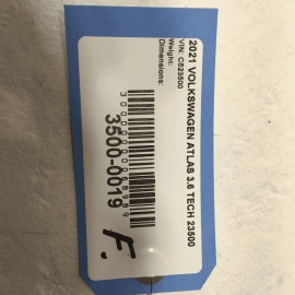 VOLKSWAGEN ATLAS HOOD BONNET LIFT CYLINDER SUPPORT STRUT 2018 - 2025 OEM