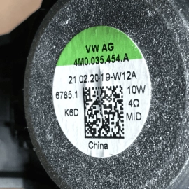 2021 Volkswagen Atlas Front Dashboard Loudspeaker OEM