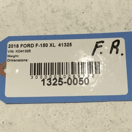 2018-2020 FORD F150 FRONT RIGHT PASSENGER SIDE RADIATOR SUPPORT AIR INTAKE DUCT