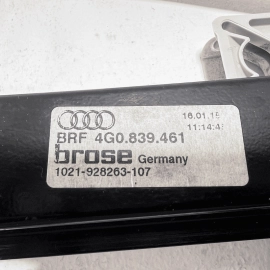 2012-2018 AUDI A6 REAR LEFT DRIVER SIDE DOOR WINDOW REGULATOR OEM