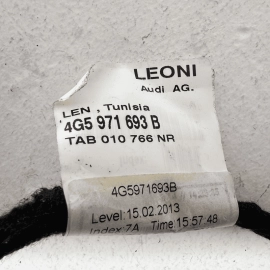 2012-2018 AUDI A6 REAR LEFT DRIVER SIDE DOOR WIRE WIRING HARNESS OEM