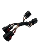 2016 Audi S6 Radiator Fan Motor Conectors w/Wiring Harness OEM
