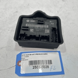 2013-2018 AUDI S6 FRONT LEFT DRIVER SIDE DOOR CONTROL MODULE W/ COVER OEM