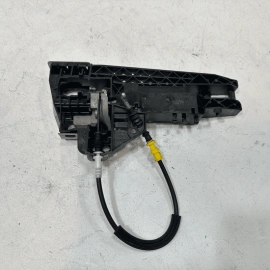 13-2018 AUDI S6 FRONT DRIVER SIDE DOOR EXTERIOR HANDLE BASE BRACKET W/CABLE OEM