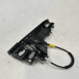 13-2018 AUDI S6 FRONT DRIVER SIDE DOOR EXTERIOR HANDLE BASE BRACKET W/CABLE OEM