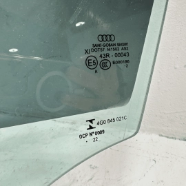 2016-2018 AUDI S6 FRONT LEFT DRIVER SIDE DOOR WINDOW GLASS OEM