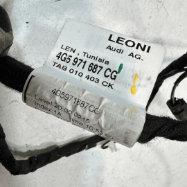 2016 - 2018 AUDI S6 A6 REAR LEFT DRIVER SIDE DOOR WIRE WIRING HARNESS OEM