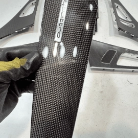 2016-2018 Audi S6 Interior Dashboard Center Console Door Panel Set Carbon OEM