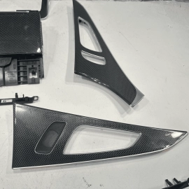 2016-2018 Audi S6 Interior Dashboard Center Console Door Panel Set Carbon OEM