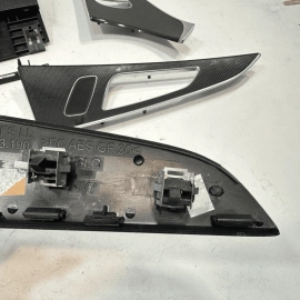 2016-2018 Audi S6 Interior Dashboard Center Console Door Panel Set Carbon OEM