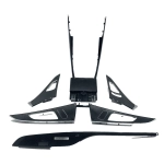 2016-2018 Audi S6 Interior Dashboard Center Console Door Panel Set Carbon OEM