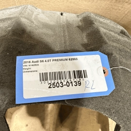 2016-2018 Audi S6 Rear Left Driver Quarter Wheelhouse Liner Splash Shield OEM