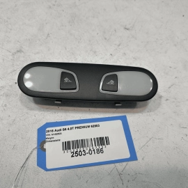 2016 AUDI A6 6PS REAR OVERHEAD ROOF INTERIOR DOME READING LIGHT LAMP BLACK OEM