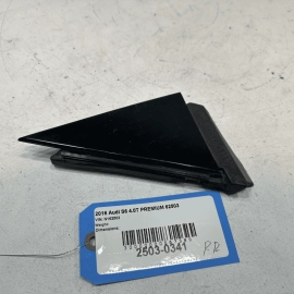 AUDI S6 2013-2018 REAR PASSENGER DOOR WINDOW CORNER APPLIQUE MOLDING COVER OEM