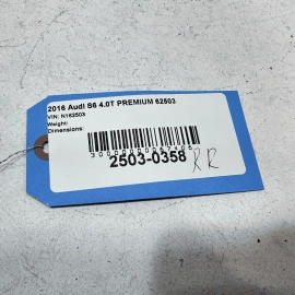 AUDI S6 2014-2018 A6 REAR RIGHT PASSENGER SIDE DOOR WINDOW BELT MOLDING OEM