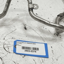 AUDI S6 S7 2013-2018 4.0L REAR LEFT DRIVER SIDE WATER COOLANT PIPE TUBE LINE OEM