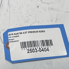AUDI S6 2013-2018 4.0L ENGINE AIR CLEANER INTAKE HOSE DUCT TUBE OEM