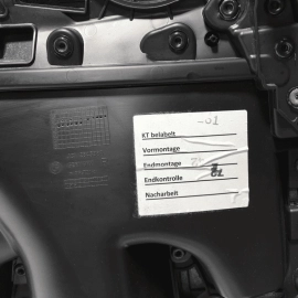 18-22 BMW 530E G30 REAR  PASSENGER SIDE INTERIOR DOOR PANEL TRIM OEM COGNAC