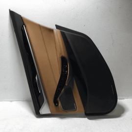 18-22 BMW 530E G30 REAR  PASSENGER SIDE INTERIOR DOOR PANEL TRIM OEM COGNAC