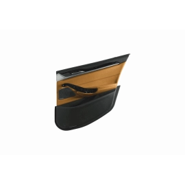 18-22 BMW 530E G30 REAR  PASSENGER SIDE INTERIOR DOOR PANEL TRIM OEM COGNAC