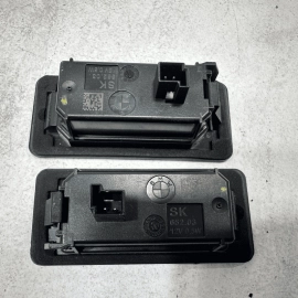 2018-2020 BMW 530e REAR TRUNK LID LICENSE PLATE LIGHT LAMP SET OF 2