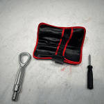 2018-2023 BMW 530e EMERGENCY TOW TOWING EYE HOOK TOOL KIT & STORAGE BAG  OEM