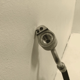 2018-2023 BMW 530XE E 2.0L HYBRID UNDERFLOOR HOSE SUCTION LINE FRONT PIPE OEM