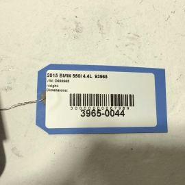 2011-2016 BMW 550 5 SERIES FOOTWELL LIGHT CONTROL MODULE TEMIC FRM OEM