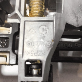 2011-2016 BMW 550i xDrive Front Right Passenger Door Handle Base Bracket OEM