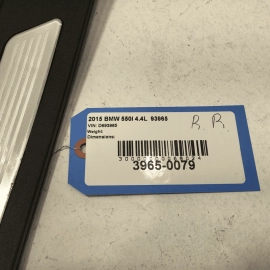 2011-2016 BMW 550i xDrive Rear Right Passenger Door Sill Scuff Plate OEM