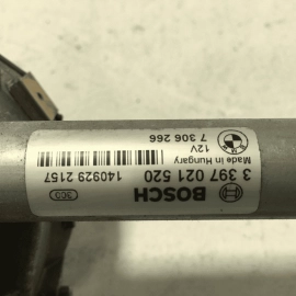 2011-2016 BMW 550I F10 FRONT WINDSHIELD WIPER TRANSMISSION LINKAGE & MOTOR OEM