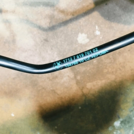 14-16 BMW 550 5 6 SER  4.4L ENGINE RADIATOR COOLANT OVERFLOW HOSE TUBE PIPE OEM
