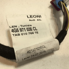 AUDI A6 2016-2018 FRONT LEFT DRIVER SIDE DOOR PANEL WIRE WIRING HARNESS OEM