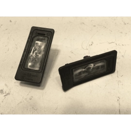 AUDI A6 Q3 REAR LEFT OR RIGHT LICENSE PLATE LIGHT LAMP 2015-18 SET OF 2 PCS OEM