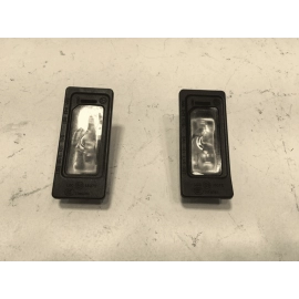 AUDI A6 Q3 REAR LEFT OR RIGHT LICENSE PLATE LIGHT LAMP 2015-18 SET OF 2 PCS OEM