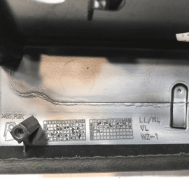 AUDI A6 FRONT LEFT DRIVER SIDE DOOR PANEL ARMREST LEATHER BLACK 2012-2018 OEM