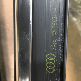 2014-2018 AUDI S6  REAR LEFT DRIVER SIDE DOOR WINDOW BELT MOLDING OEM