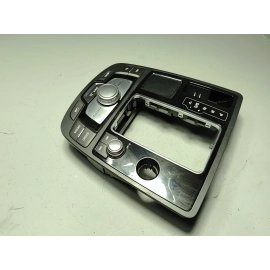 2013-2018 AUDI A6 S6 SHIFTER COVER & MULTIFUNCTIONAL CONTROL SWITCH PANEL OEM